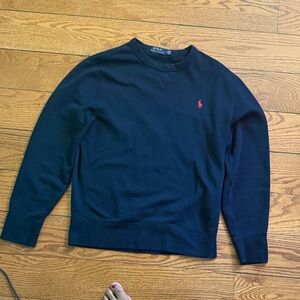 Polo by Ralph Lauren Men's Navy Crewneck Sweater